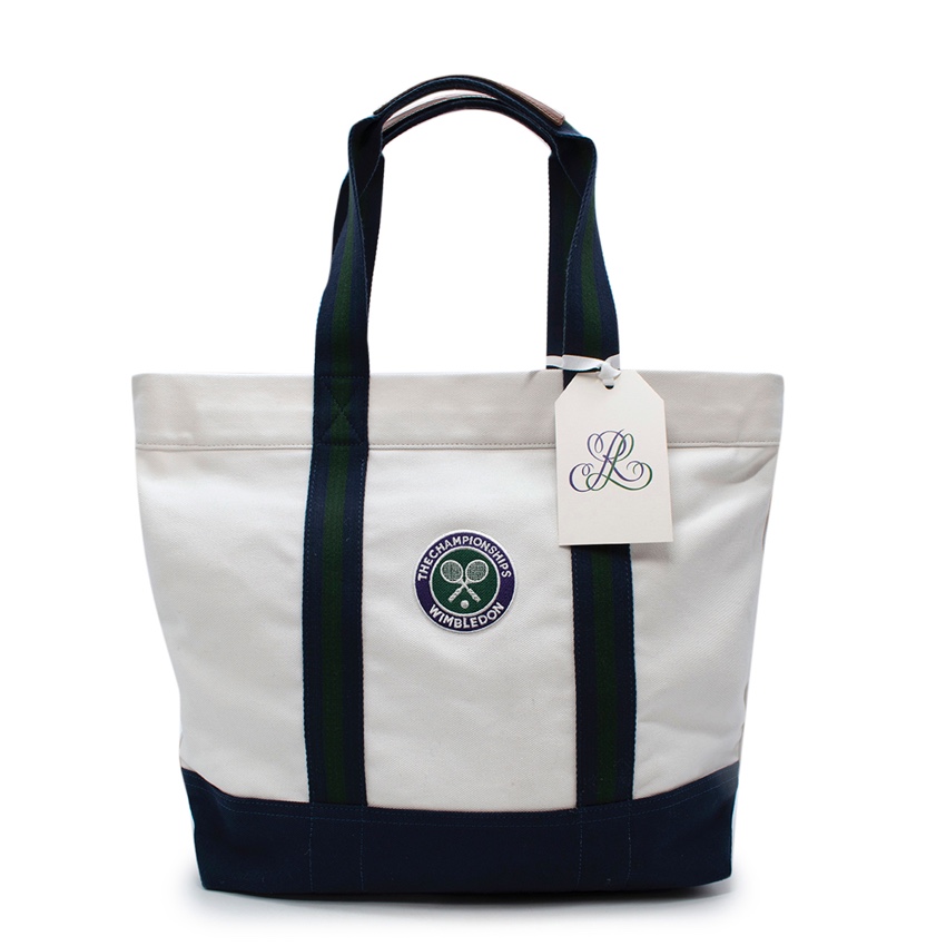 Ralph Lauren Polo Wimbledon Championships Canvas Tote Bag