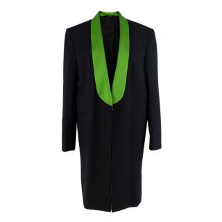 Calvin Klein 205W39NYC Wool & Silk Tuxedo Coat