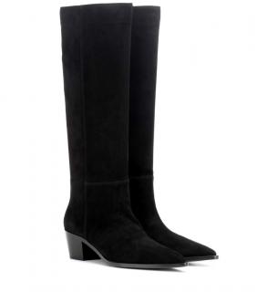 Gianvito Rossi Daenerys 45 Slouch Suede Boots