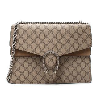 Gucci Medium Beige Dionysus Chain Strap Bag
