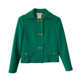 Versace Collection Green Crepe Jacket