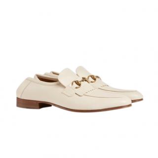 Gucci Ivory Fringed Mens Quentin Loafers