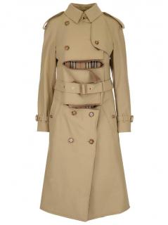 Burberry Deconstructed Shearling Trench Coat