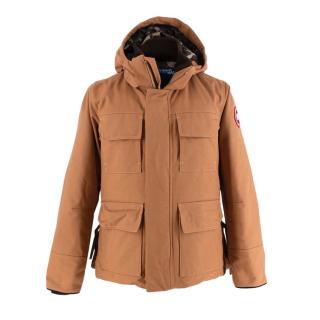  Junya Watanabe Comme Des Garcons X Canada Goose Padded Canvas Coat