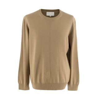 Arje Camel Brown Fine Wool Sweater 