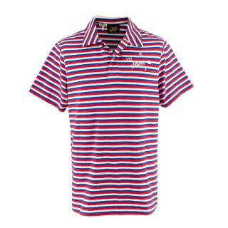 Loewe x Paula's Ibiza Striped Cotton Jersey Polo Shirt
