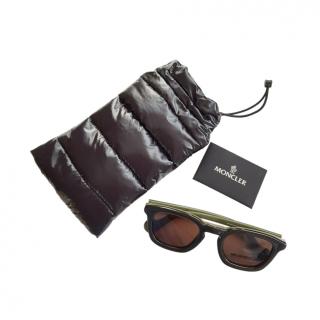 Moncler Black & Green ML0006 Sunglasses