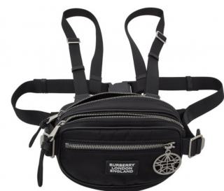 Burberry Black Nylon Cannon Pack Waist Bag