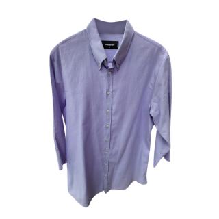 DSquared Lilac Classic Shirt 3/4 length sleeves