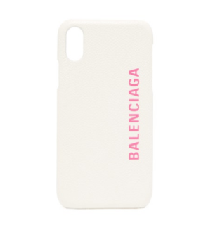 Balenciaga Cash logo-print leather iPhone X & XS case - Sold Out