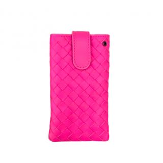 Bottega Veneta Pink Intrecciato Phone/Cigarette Holder