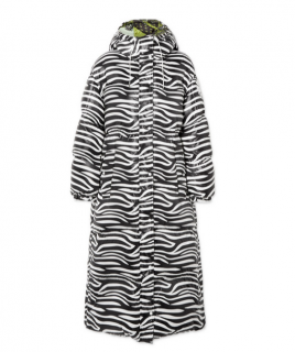 Moncler Genius x Richard Quinn Tippi Zebra-print Quilted Shell Coat