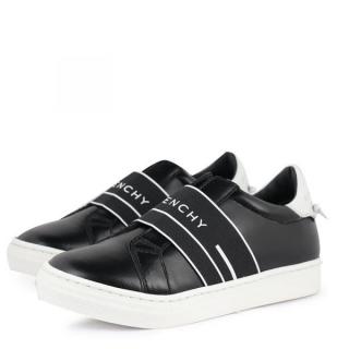 Givenchy Black & White Logo Band Sneakers