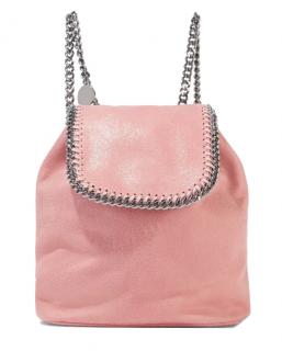 Stella McCartney Pink Faux Leather Falabella Backpack