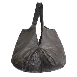 Zero + Maria Cornejo brown leather handbag