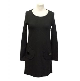 Tibi black jumper dress