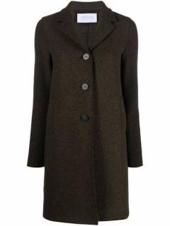 Harris Wharf London Single-Breasted Brown Coat