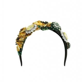 Dolce & Gabbana Sunflower Diadem Headband