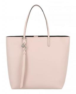 Alexander McQueen Pale Pink Leather Skull Tote