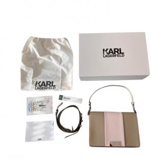 Karl Lagerfeld Bicolour Top Handle Bag