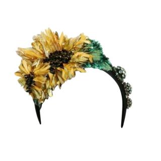 Dolce & Gabbana Sunflower Applique Headband