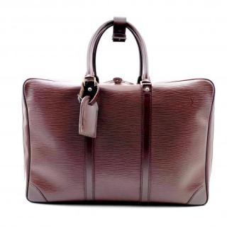 Louis Vuitton Cognac Brown Epi Leather Sirius 45 Travel Bag