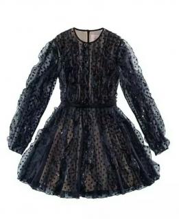 Giambattista Valli x H&M Short black tulle dress
