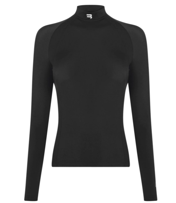 Balenciaga Black Long Sleeve Sport Top