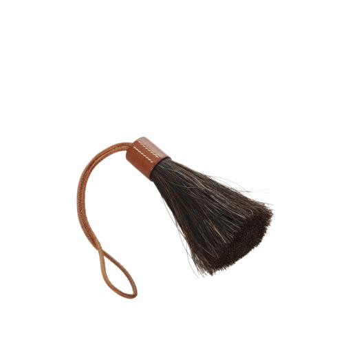 Hermes Brown Horse Hair Barenia Tassel Bag Charm