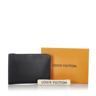 Louis Vuitton Black Epi Leather Pochette Jour GM 