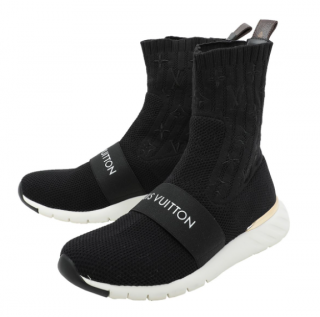 Louis Vuitton Black Aftergame Stretch Sock Sneakers