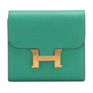 Hermes Emerald Green Epsom Leather Constance Wallet