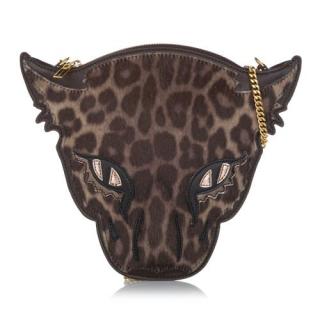 Stella McCartney Faux-Leopard Face Cross Body Bag