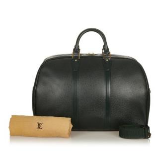 Louis Vuitton Black & Green Leather Taiga Kendall PM