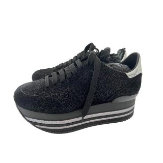 Hogan Grey Platform Sneakers
