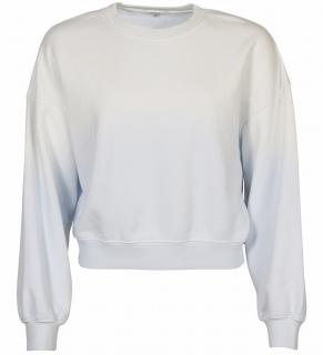 Agolde Blue Degrade Cotton Jersey Sweatshirt