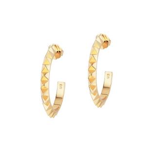 Celeste Starre 18ct Gold Plated Tulum Hoop Earrings