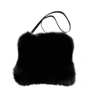 FurbySD Black Fox Fur Tote Bag