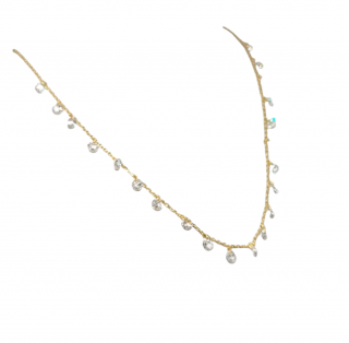 Chan Luu briolette crystal necklace