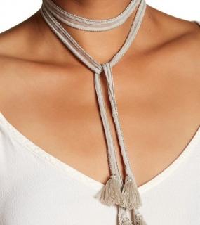 Chan Luu Chain Trim Tassel Neck/Bracelet Tie