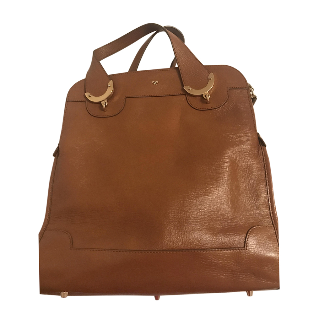 Anya Hindmarch Tan Leather Tote
