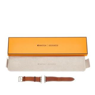 Hermes Tan Leather Apple Watch  Band