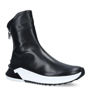 Balmain Leather B-glove Boot Sneakers