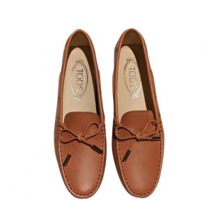 Tod's Brown Leather Classic Loafers