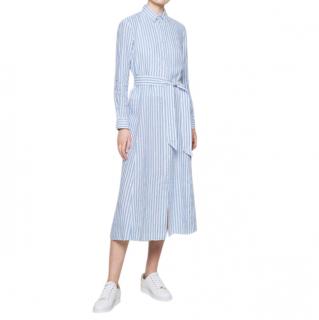 Polo Ralph Lauren Blue & White Candystripe Shirt Dress