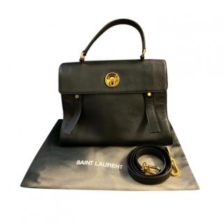 Saint Laurent Black Leather Muse II Bag