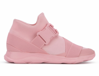 Christopher Kane pale pink safety buckle sneakers