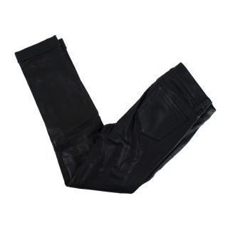 J Brand Black Stretch Leather Leggings