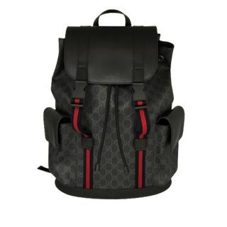 Gucci Black Nylon GG Supreme Backpack