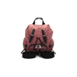Burberry Pink Nylon Mini Backpack